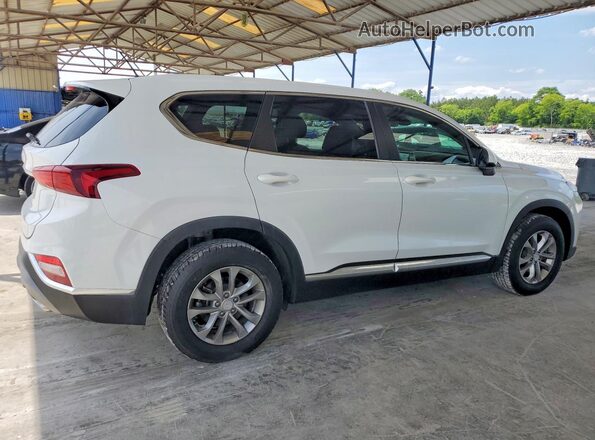 5NMS23AD2KH112159 2019 HYUNDAI SANTA White Delantero derecho