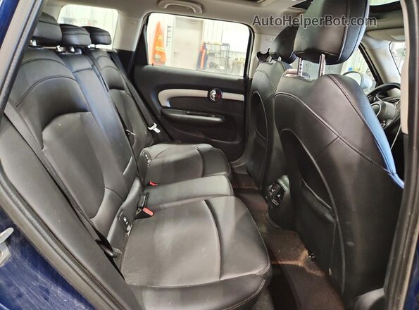 WMWLU5C52H2E81083 2017 MINI COOPER Синий Вид задней части салона