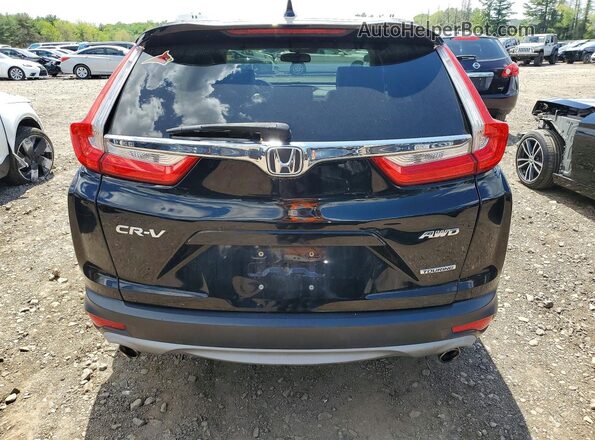 7FARW2H96JE024346 2018 HONDA CR-V Черный Вид салона спереди