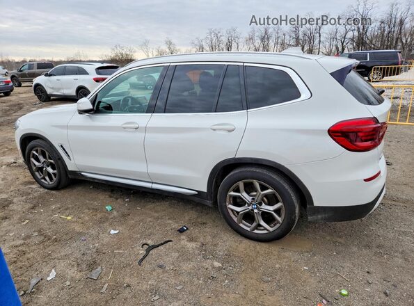 5UXTY5C00M9F64877 2021 BMW X3 Белый Задняя правая четверть