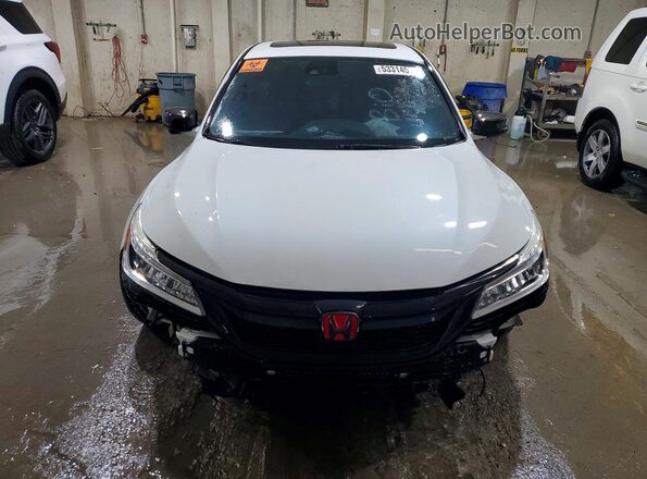 1HGCR3F92HA000373 2017 HONDA ACCORD Белый Вид сзади