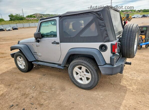 1C4AJWAG9JL829228 2018 JEEP WRANGLER Серый Задняя правая четверть