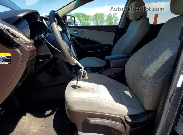 5XYZT3LB9JG572466 2018 HYUNDAI SANTA Серый Вид панели приборов