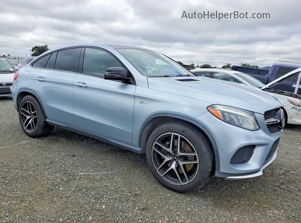 4JGED6EB3HA067703 2017 MERCEDES-BENZ GLE Blue წინა ხედი