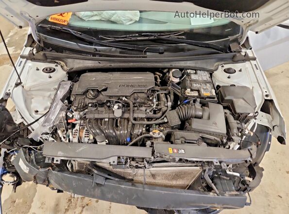 5NPLL4AG6MH049655 2021 HYUNDAI ELANTRA Белый Вид подкапотного пространства