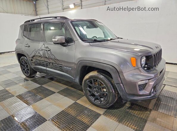 ZACNJAB11KPK14360 2019 JEEP RENEGADE Gray Front view