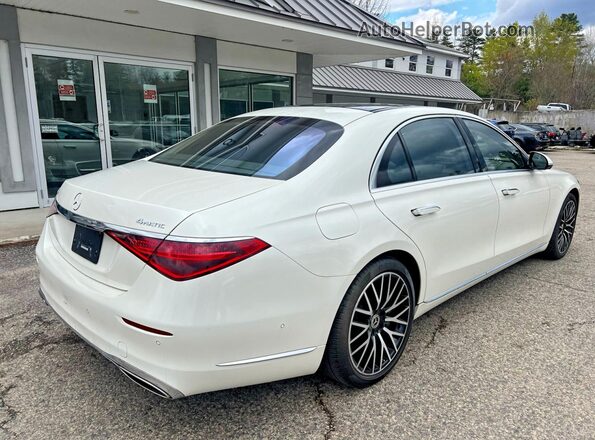 W1K6G7GB6MA045696 2021 MERCEDES-BENZ S Белый Вид спереди