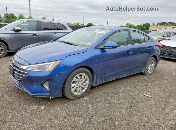 5NPD74LF3KH449263 2019 HYUNDAI ELANTRA Синий Задняя левая четверть