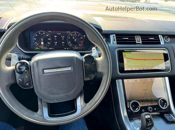 SALWS2SU1KA866425 2019 LAND ROVER RANGE Черный Вид панели приборов