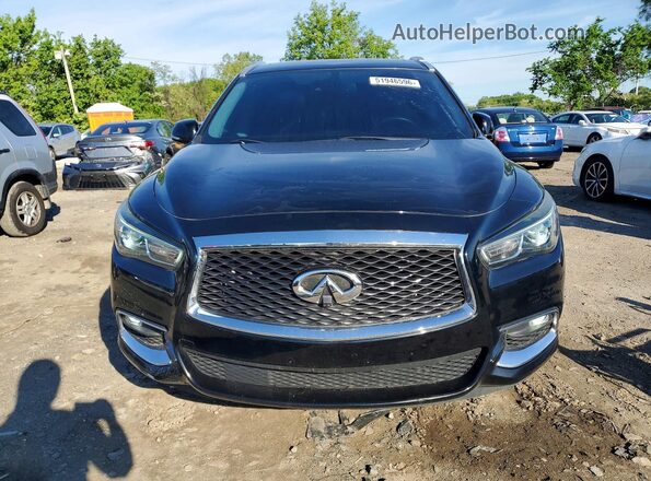 5N1DL0MM7KC558818 2019 INFINITI QX60 Black Вид ззаду