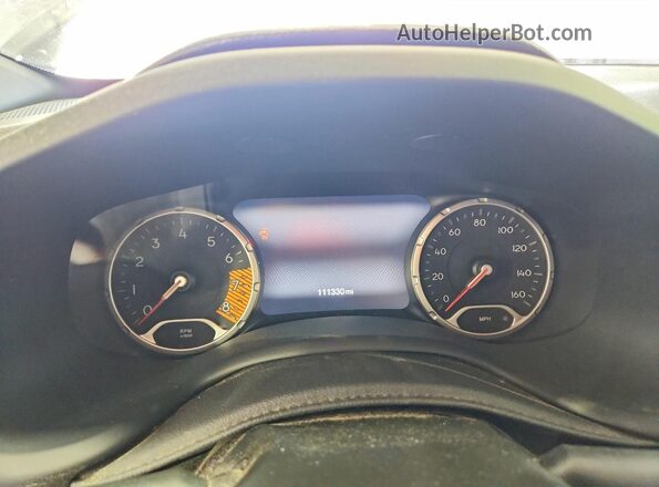 ZACNJAB11KPK14360 2019 JEEP RENEGADE Gray Rear seats view