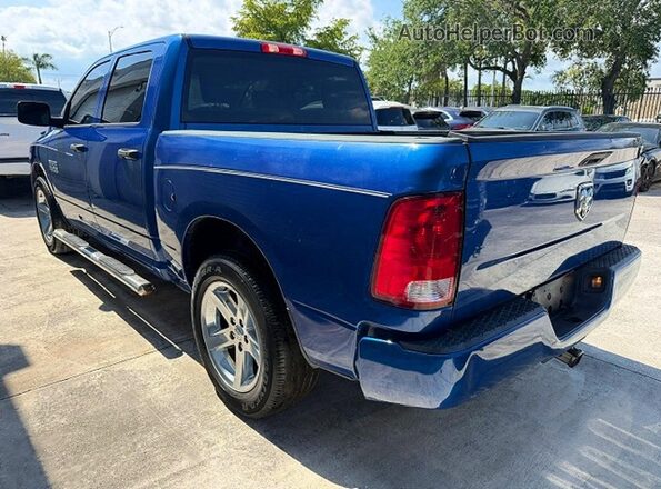 3C6RR6KG2JG249849 2018 RAM 1500 Синий Задняя правая четверть