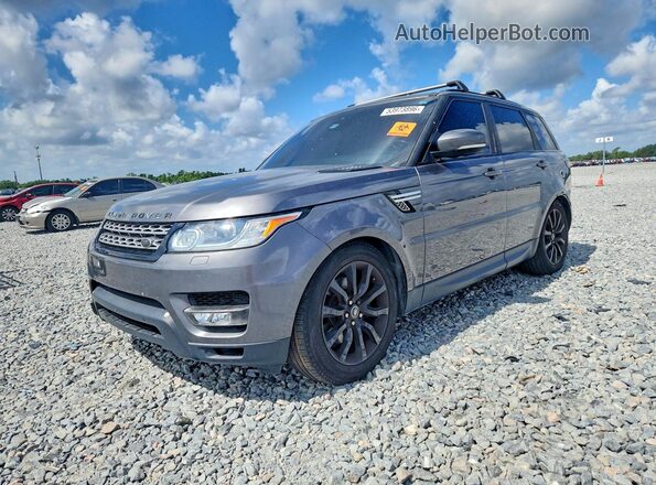 SALWR2KF4GA107868 2016 LAND ROVER RANGE Gray Trasero izquierdo