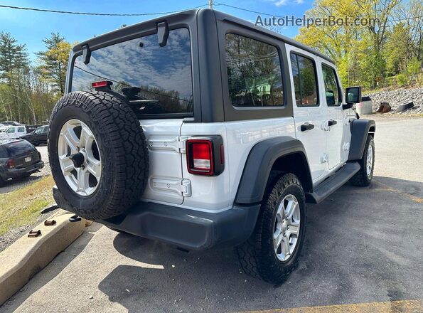 1C4HJXDG5JW162480 2018 JEEP WRANGLER Белый Передняя правая четверть