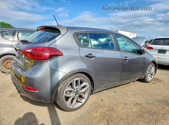 KNAFZ5A35G5592172 2016 KIA FORTE Серебряный Передняя правая четверть