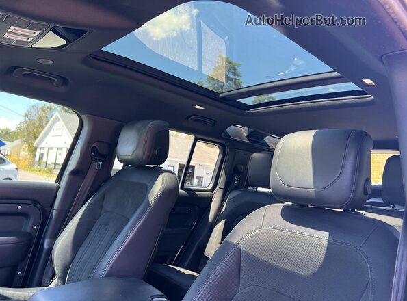 SALEWEEE8P2110307 2023 LAND ROVER DEFENDER Gray Widok wnętrza z tyłu