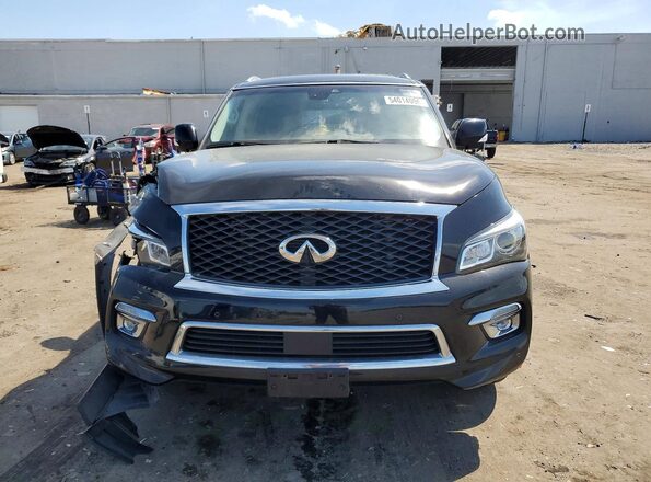 JN8AZ2NE2H9159771 2017 INFINITI QX80 Черный Вид сзади