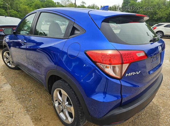 3CZRU6H3XJG729613 2018 HONDA HR-V Синий Передняя правая четверть