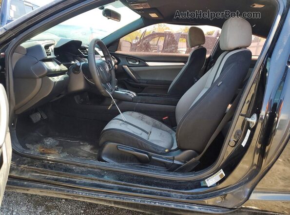 2HGFC4B55JH301475 2018 HONDA CIVIC Черный Вид панели приборов