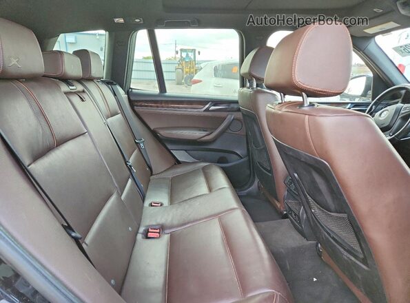 5UXWX9C52G0D75384 2016 BMW X3 Черный Вид подкапотного пространства