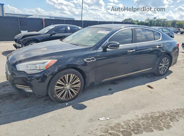 KNALT4D39G6031302 2016 KIA K900 Black Przód lewy