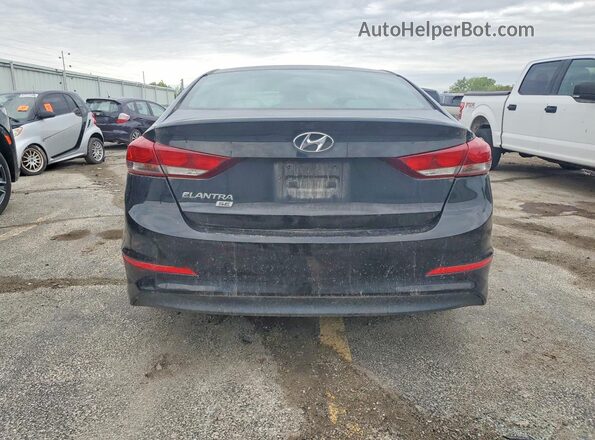 5NPD74LF7JH253504 2018 HYUNDAI ELANTRA Серый Вид салона спереди