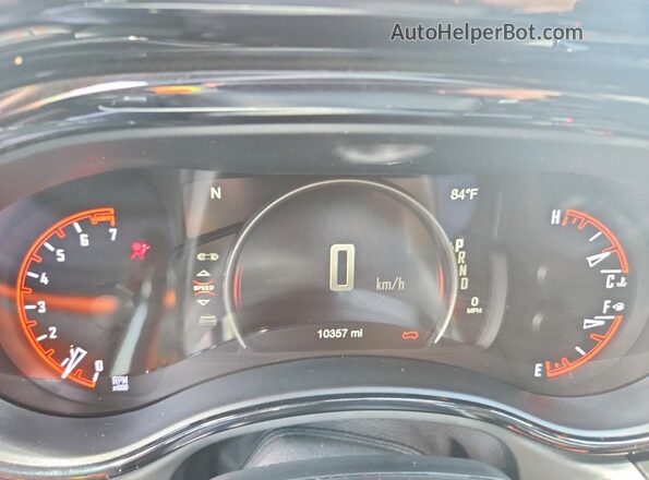 1C4RDHDG2TC175323 2026 DODGE DURANGO Gray ხელსაწყოთა პანელის ხედი