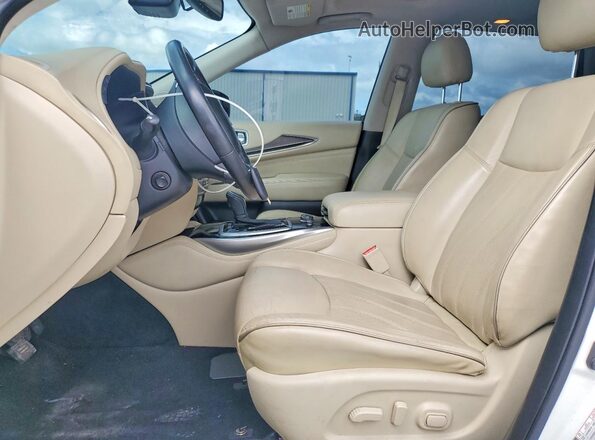 5N1DL0MM0KC533792 2019 INFINITI QX60 White Առջևի վահանակի տեսք