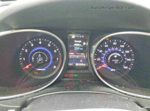 KM8SRDHF4GU138265 2016 HYUNDAI SANTA White Widok tylnych siedzeń