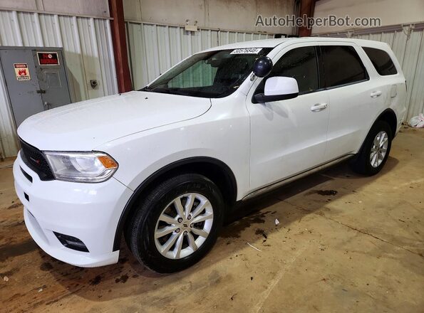 1C4RDJFG8KC827574 2019 DODGE DURANGO Белый Передняя левая четверть