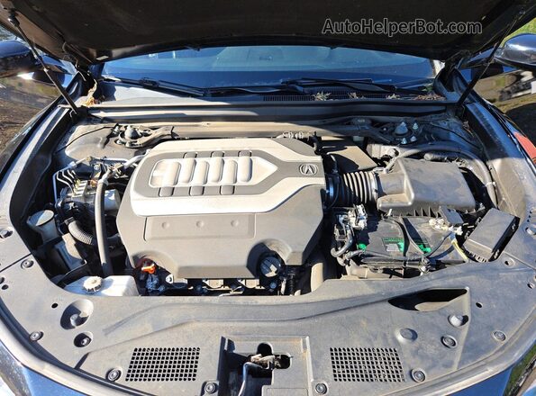 JH4KC1F55JC000504 2018 ACURA RLX Черный Вид панели приборов
