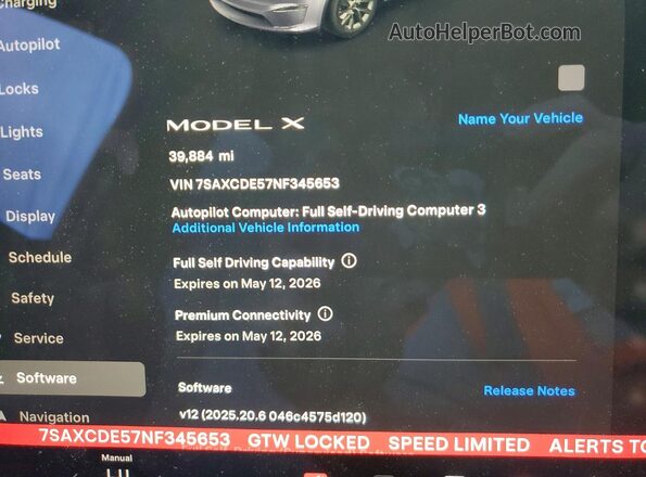 7SAXCDE57NF345653 2022 TESLA MODEL Charcoal Vista de los asientos traseros