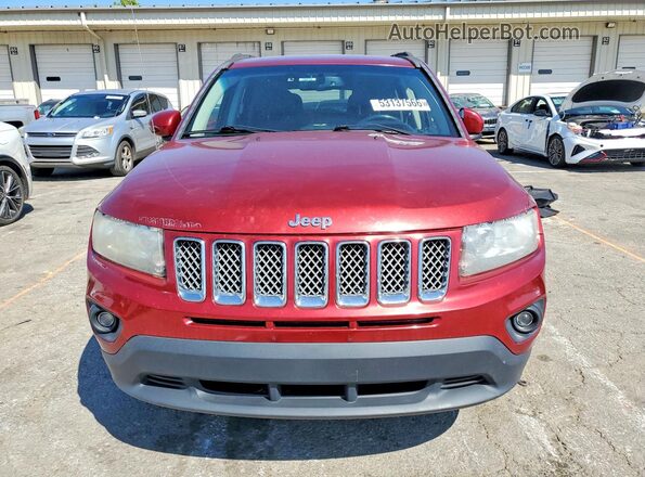 1C4NJDEB1GD631010 2016 JEEP COMPASS Темно-бордовый Вид сзади