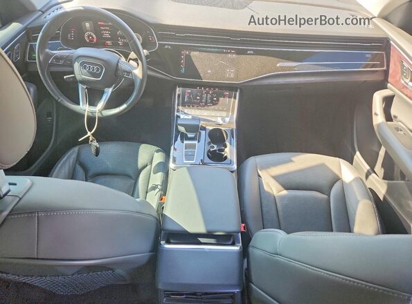 WA1AVAF14KD010533 2019 AUDI Q8 Белый Вид щитка приборов