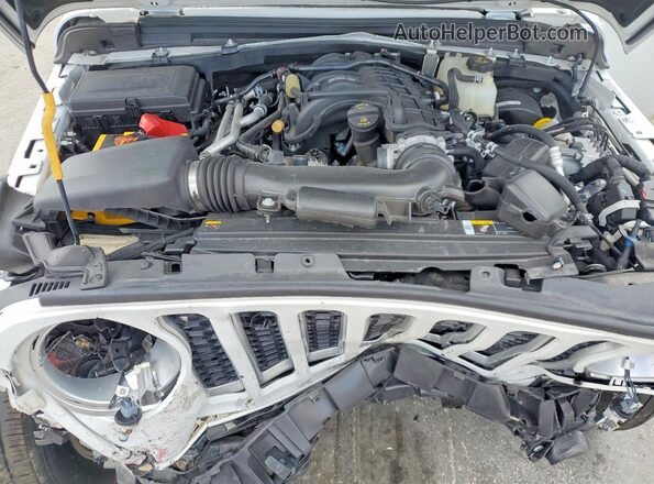 1C6HJTFG3PL522594 2023 JEEP GLADIATOR White Vista del compartimento del motor