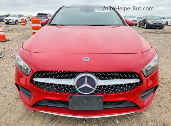 WDD3G4EB4KW017884 2019 MERCEDES-BENZ A Red Vista trasera