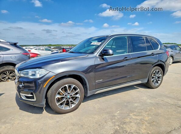 5UXKR0C54J0Y02637 2018 BMW X5 Серый Передняя левая четверть