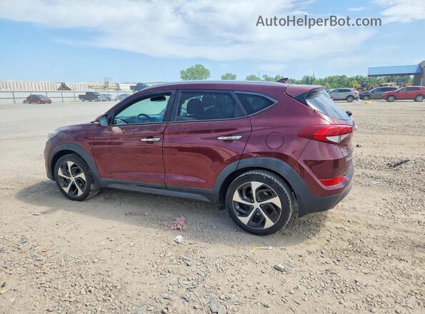 KM8J33A22GU222535 2016 HYUNDAI TUCSON Red Trasero derecho