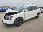 2019 Dodge Journey Crossroad White vin: 3C4PDCGB8KT869124