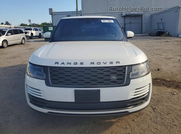 SALGS2RE9JA383721 2018 LAND ROVER RANGE ROVER White Rear view