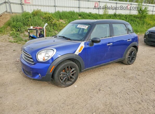 WMWZB3C53GWR48651 2016 MINI COOPER Синий Передняя левая четверть