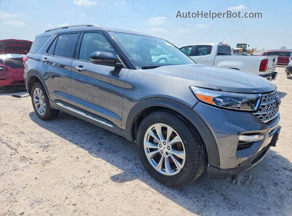 1FMSK8FH0PGA59903 2023 FORD EXPLORER Серый Передняя правая четверть