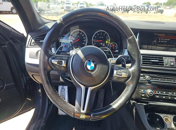 WBSFV9C55GD595740 2016 BMW M5 Gray Vista interior trasera
