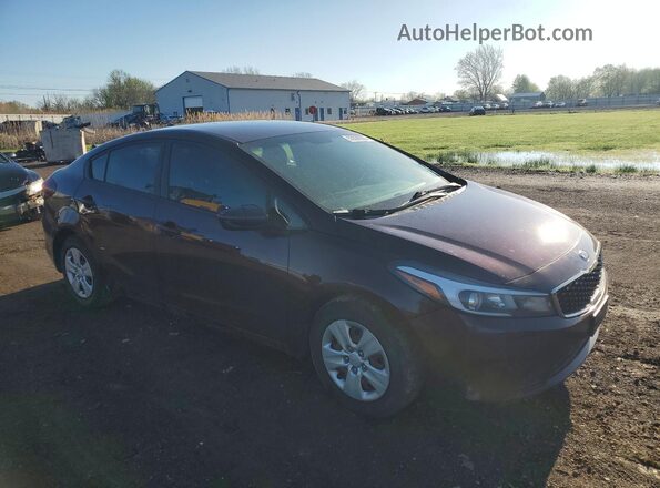 3KPFK4A76HE050220 2017 KIA FORTE Темно-бордовый Вид спереди
