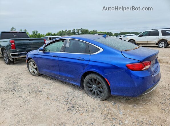 1C3CCCAB5GN107598 2016 CHRYSLER 200 Синий Задняя правая четверть
