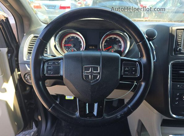 2C4RDGCG6KR743445 2019 DODGE GRAND Черный Вид щитка приборов