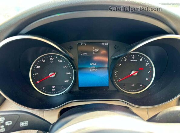 WDC0G8EB8LF685591 2020 MERCEDES-BENZ GLC-CLASS Black წინა სალონის ხედი