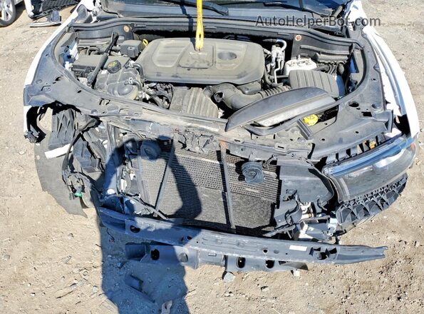 1C4RDJDG3JC497487 2018 DODGE DURANGO Белый Вид наклейки с VIN-кодом