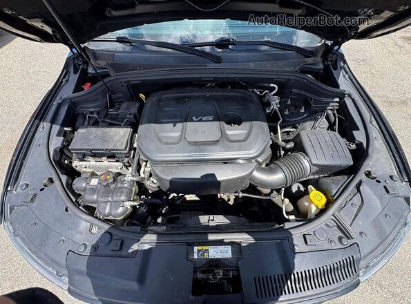 1C4RDJDG1KC605588 2019 DODGE DURANGO Черный Вид панели приборов