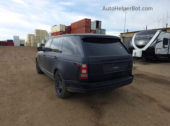 SALGS3EF1GA274604 2016 LAND ROVER RANGE Black Передня права чверть
